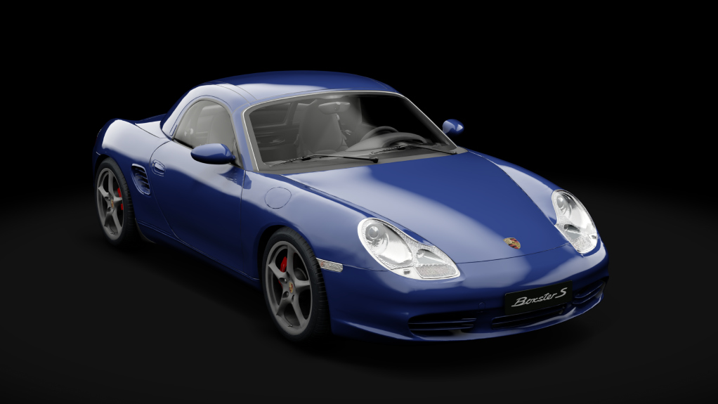 Porsche Boxster 2003, skin Cobalt Blue Metallic