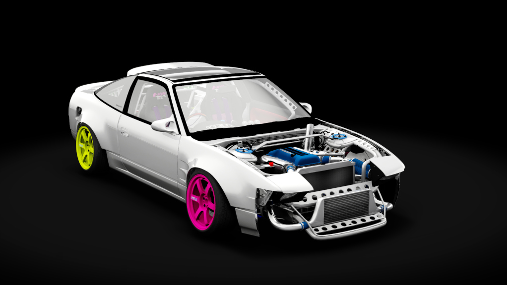 SF Nissan 180SX Missile SR20, skin White
