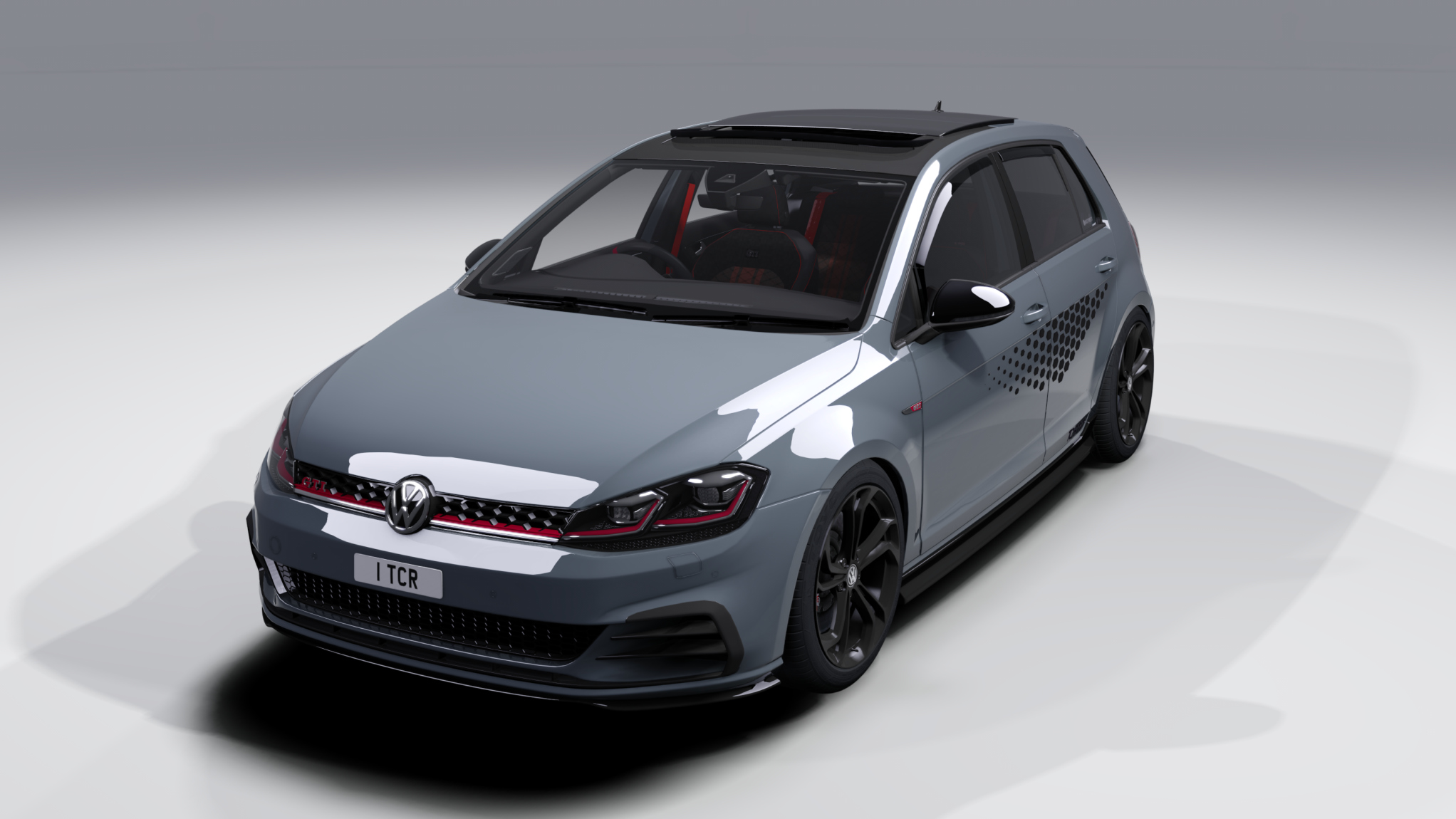 UKSM VW Golf GTI TCR 7.5 Stage 1 RHD, skin Pure Grey