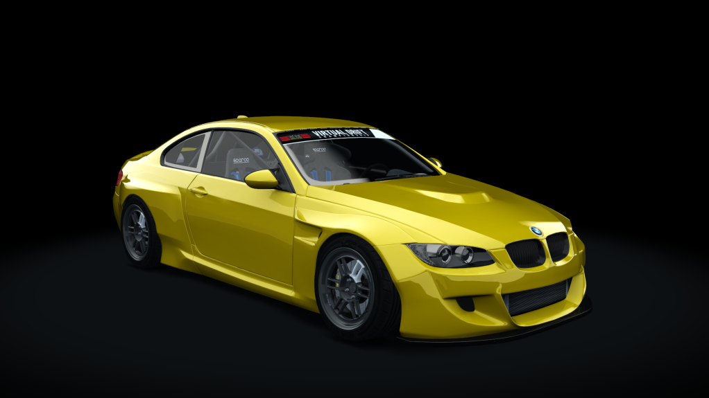 VDC BMW E92 M3 Public 3.0, skin yellow