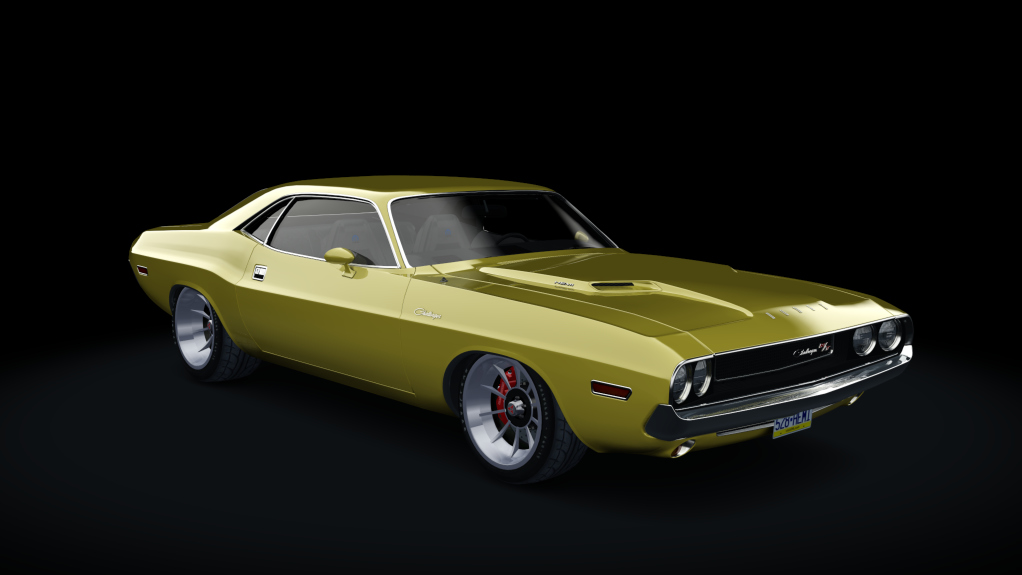 Dodge Challenger R/T RBRE528 Hemi, skin corn_yellow