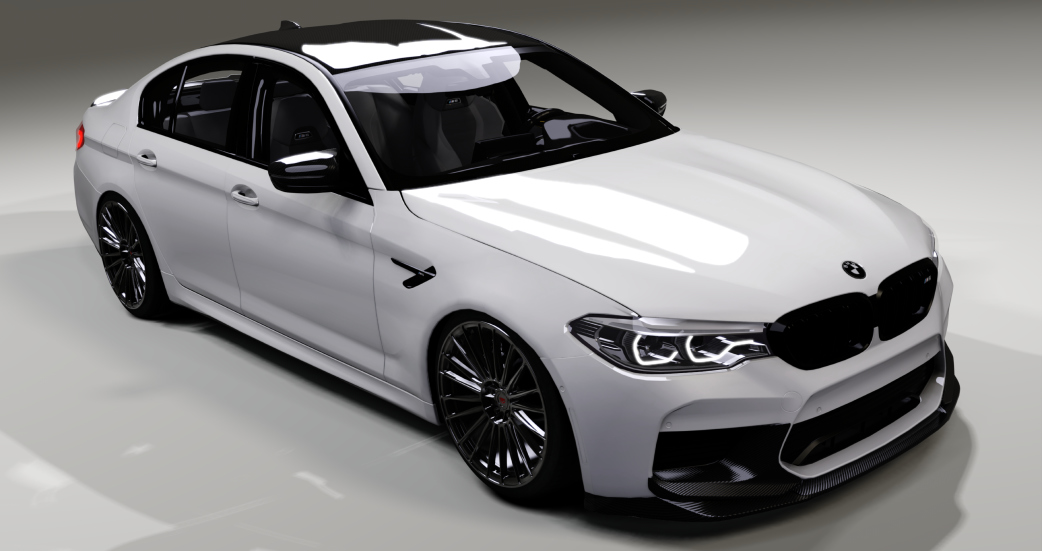 BMW M5 F90 Competition | Redd Tuned, skin alpine white
