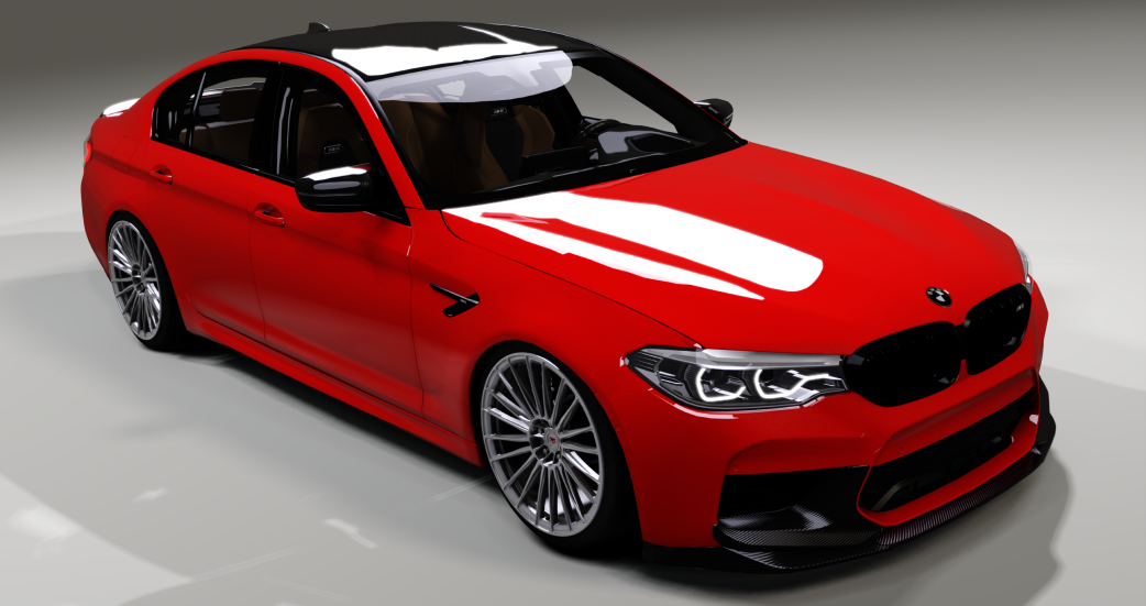 BMW M5 F90 Competition | Redd Tuned, skin rosso_scuderia