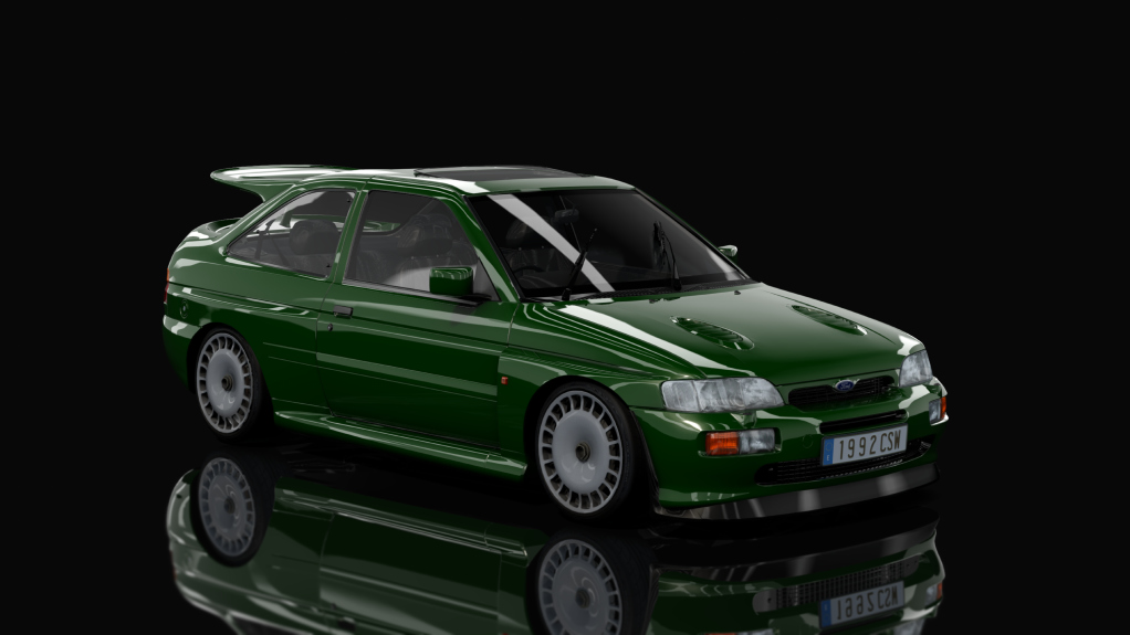 Ford Escort RS Cosworth Stage 2, skin Racing_Green_Metallic