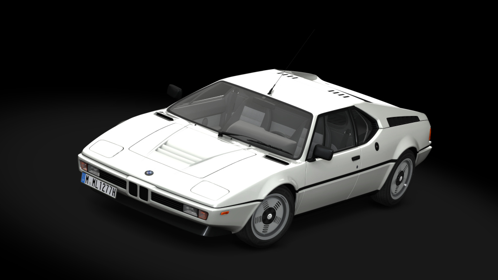 BMW E26 M1 '79, skin alpine_white_I