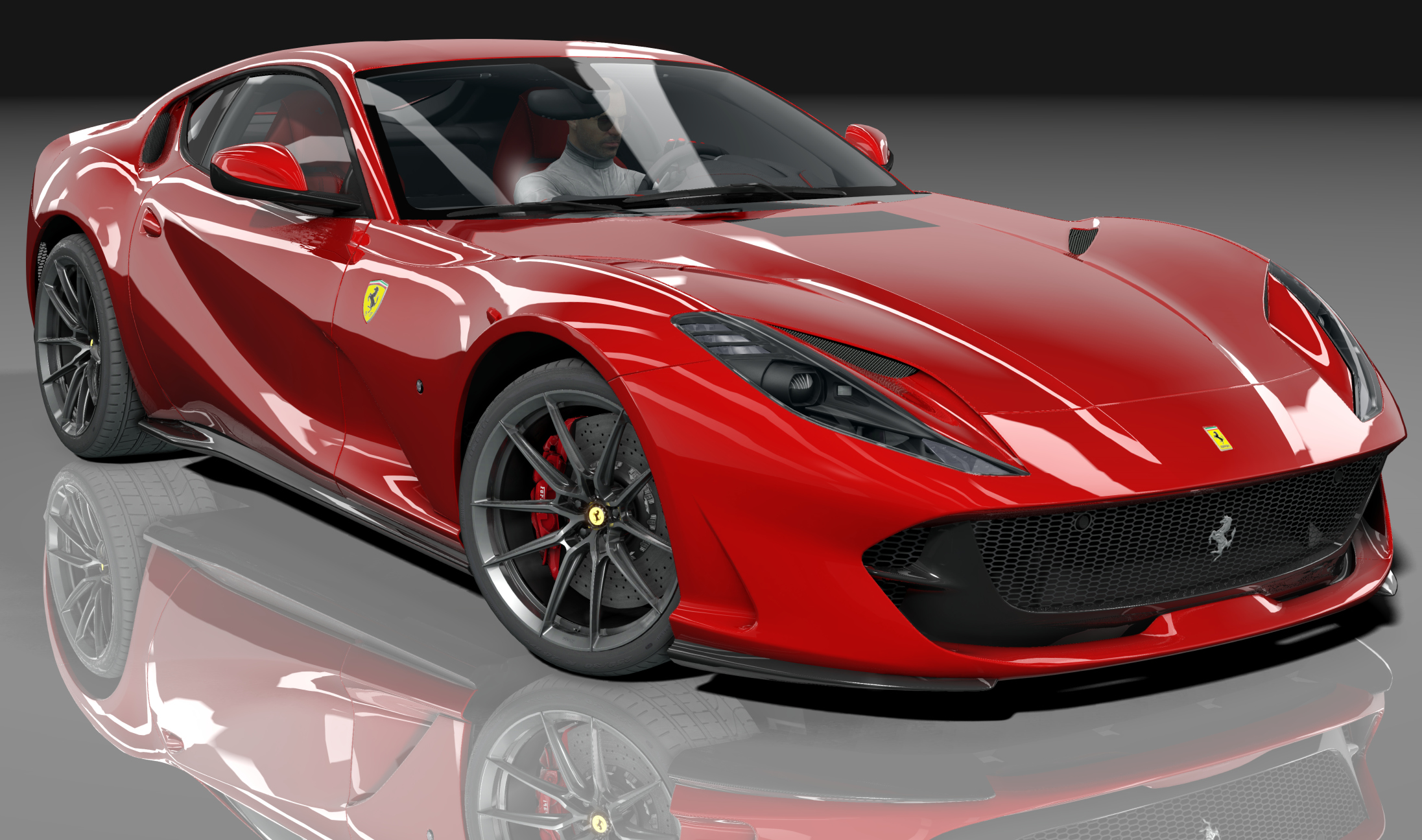 Ferrari 812 Superfast GT, skin 01_rosso_corsa