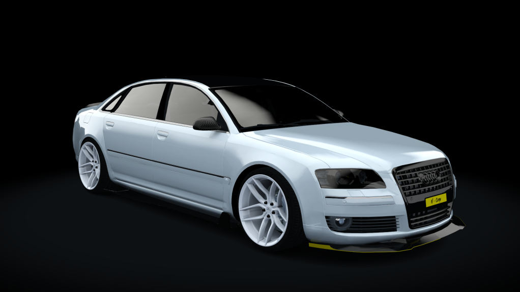 Audi A8 v10 S8 Bi Turbo, skin Ibis White