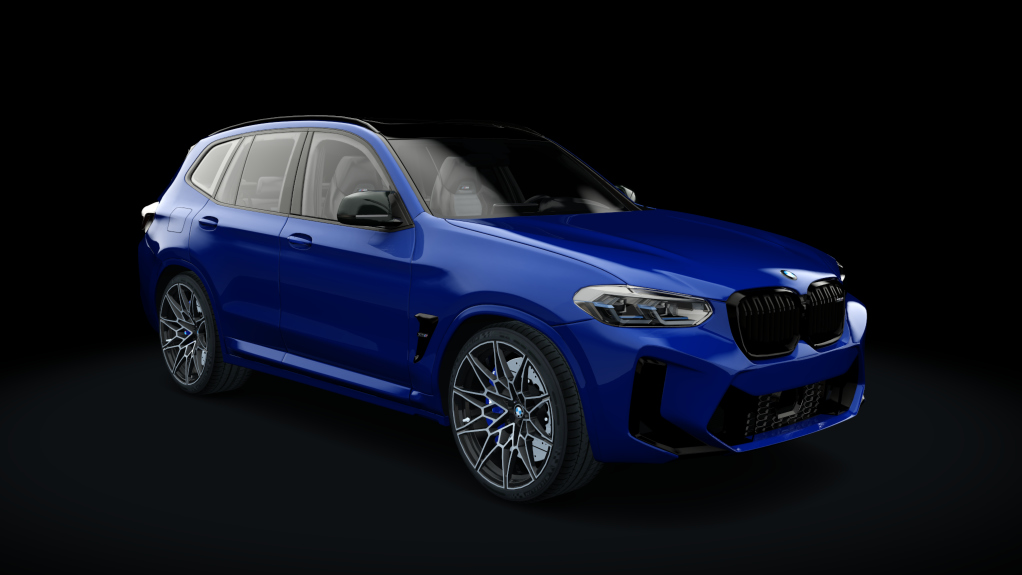BMW X3M Competition F97 LCI, skin metallic_blue